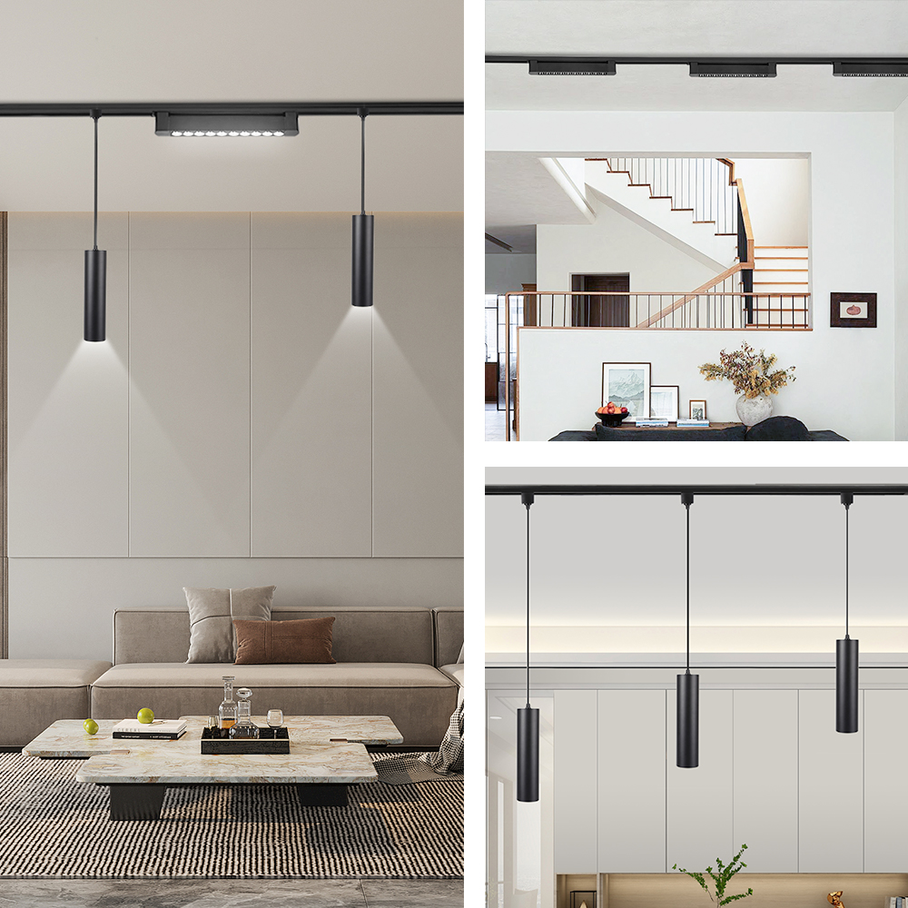 Set completo di luci a binario a LED 85 ~ 264V Faretto moderno per interni per la casa Soggiorno Negozio Plafoniera Illuminazione a binario