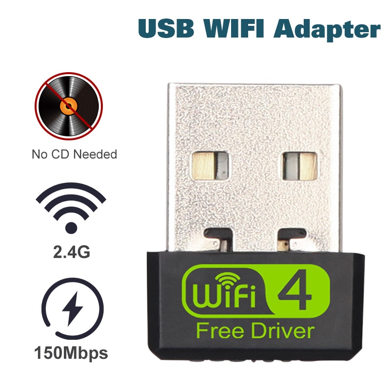 Usb wifi adapter ethernet lan draadloze 802.11n laptop dongle kaart antena adaptador 2.4g wi-fi ontvanger wifi mini mbps