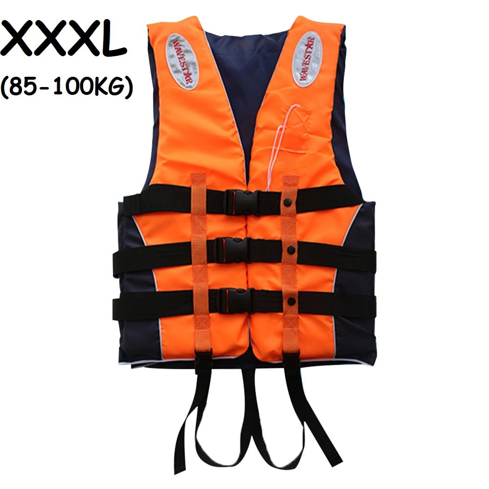 Conveniente neopreno para adultos natación flotabilidad pesca salvavidas chaqueta de flotación Rescue Sea Fishing Vest canoa Sailing S-XXXL: Special XXXL