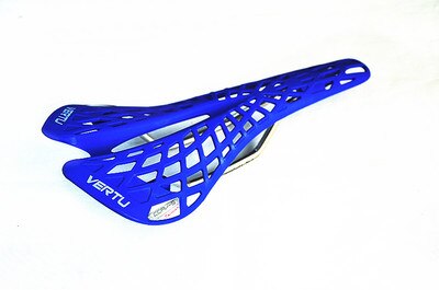 Selle de vélo en plastique très légère, siège de vtt en PVC, coussin, 6 couleurs, directe aux états-unis: blue