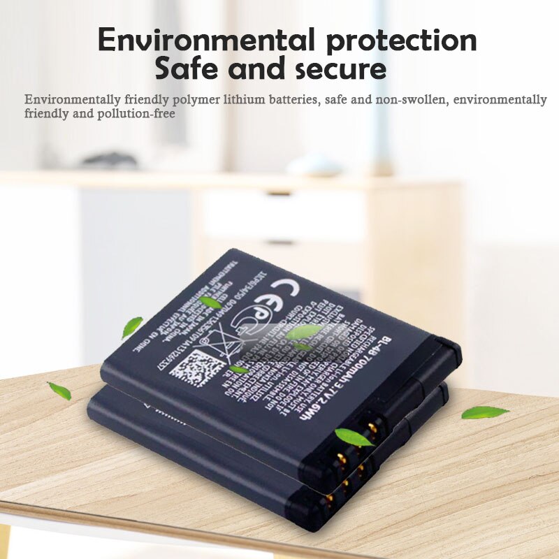 1pz 3.7V 700mAh BL-4B BL4B BL 4B Sostituzione Della Batteria Del Telefono per Nokia N75 N76 2505 3606 3608 2670 2660 2630 5000 6111 7070 7500