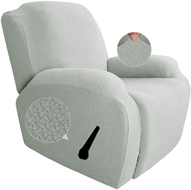 Jacquard Recliner Chair Cover All-inclusive Massage Arm Chair Covers Spandex Lounger Seatcover Single Seat Sofa Couch Slipcover: A12 Recliner Cover