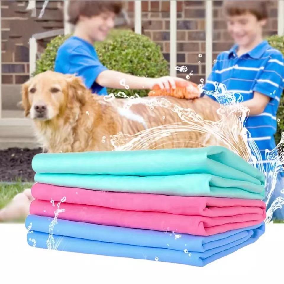 Hond Bad Handdoek Snel Droog Imitatie Hertenleer Kat Kleine Honden Super Absorberende Handdoek Reiniging Grooming Voor Grote Honden handdoek