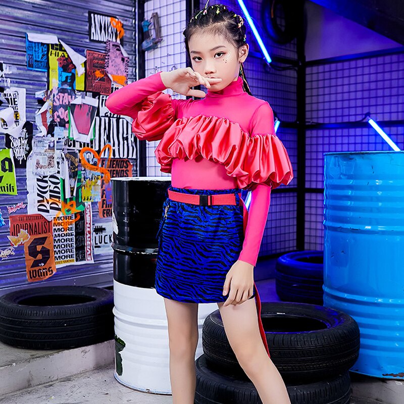 Children'S Photography Clothes Catwalk Jazz Dance Costumes Girl Hip Hop Dancing Clothes Performance Rave Clothes DN6766: 150