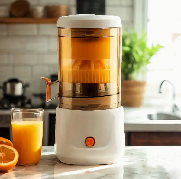 Bærbar elektrisk juicer | kompakt, usb-oppladbar, slitesterk plast, ideell til fersk juice, juicemaskin til reiser og hjem