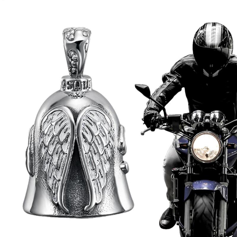 Universele motorrijbel AngelGuardian Biker Bell Draagbare fiets Hang Rijden Lucky Bell Hanger Lucky Biker Accessoire