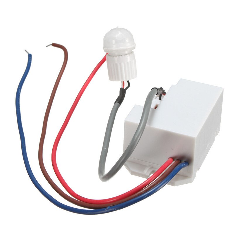 360 Degree Recessed PIR Sensor Detector Light Switch Ceiling Occupancy Motion Light Switch 220-240V/AC 800W