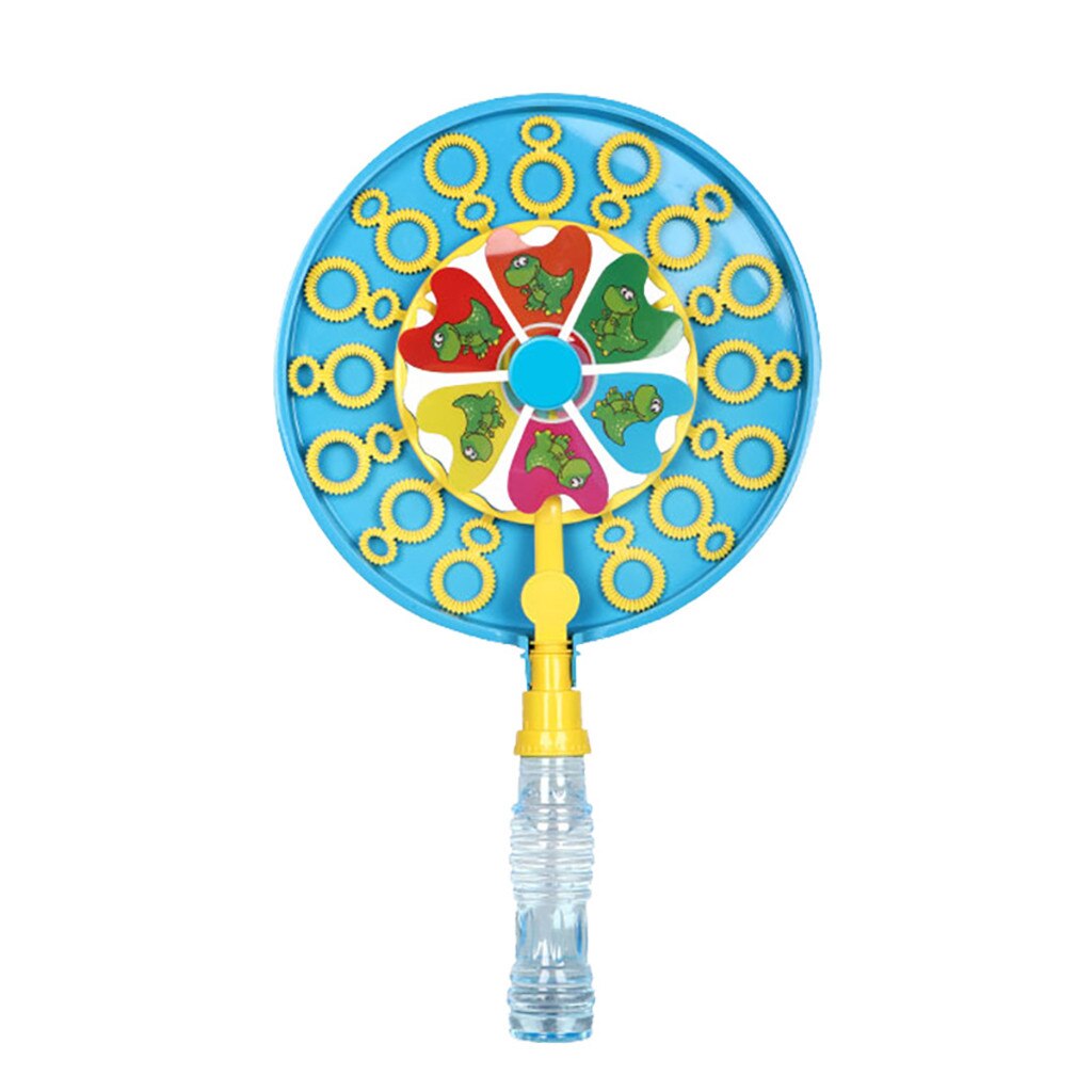 Windmolen Bubble Blower Stok Leuk Voor Outdoor Play & Verjaardag Met 70 Ml Vloeibare