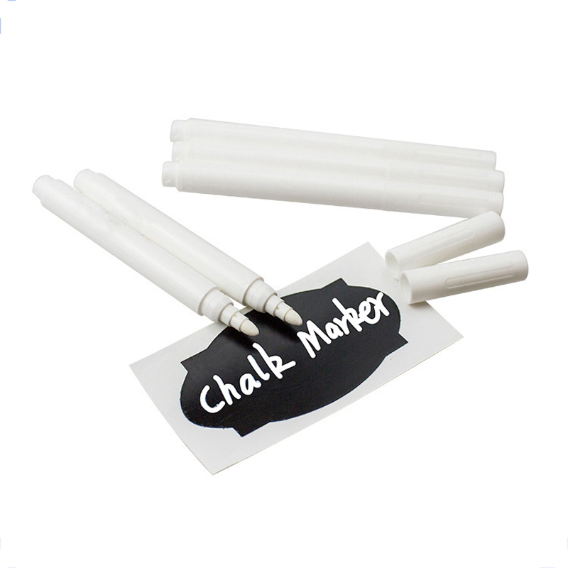 Wit Vloeibaar Krijt Uitwisbare Pen 1/4/7/12 stks/set Art Marker Voor Glazen Ramen elektronische Schoolbord Krijtbord Venster Witte Pen