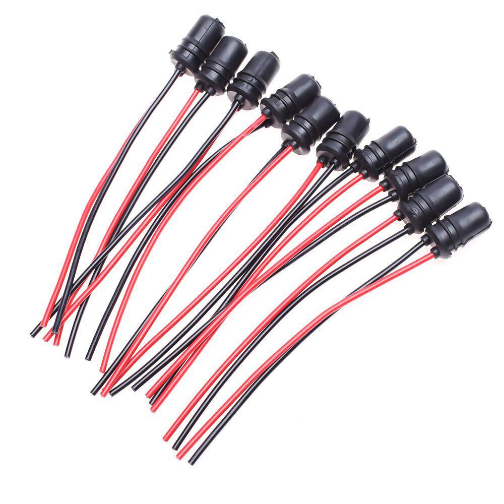 Support d&#39;ampoule de voiture T10 W5W | 5 pièces, support de douille, Extension de connecteur, support de Base d&#39;ampoule, douille de cale, prise d&#39;ampoule de Base