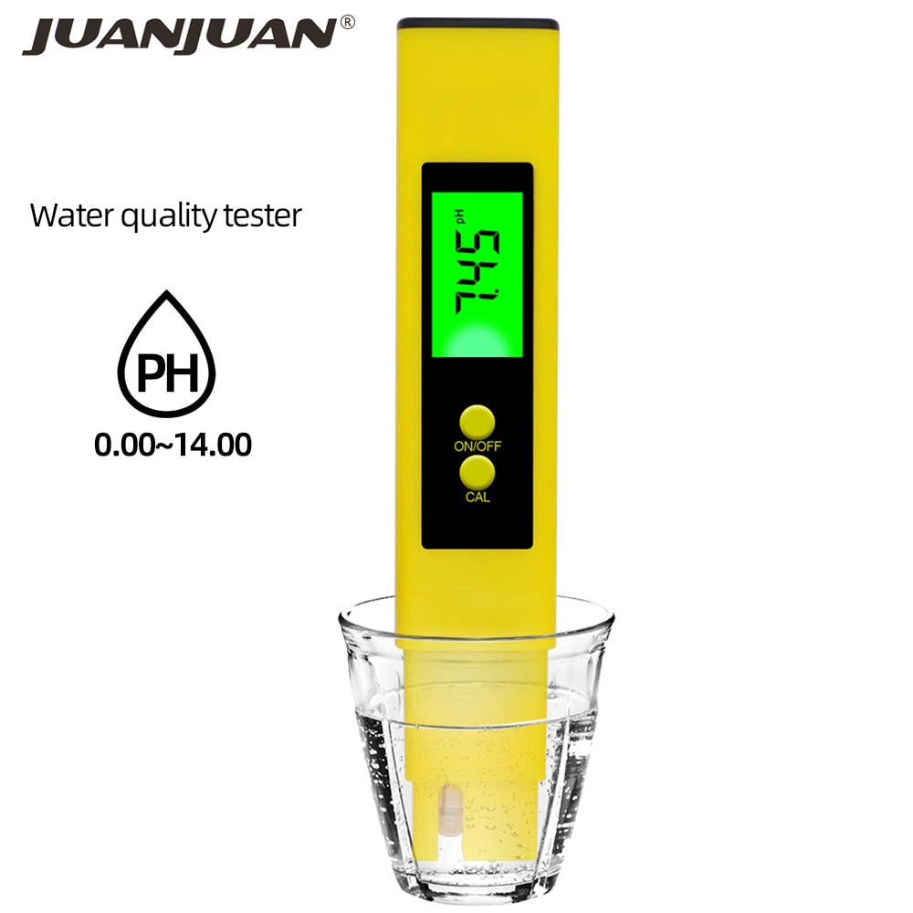 PH Meter Digital Acidity Tester Water Waterproof Test Tool Purity Monitor 0.01 PH Detector for Aquarium Pool 20%OFF