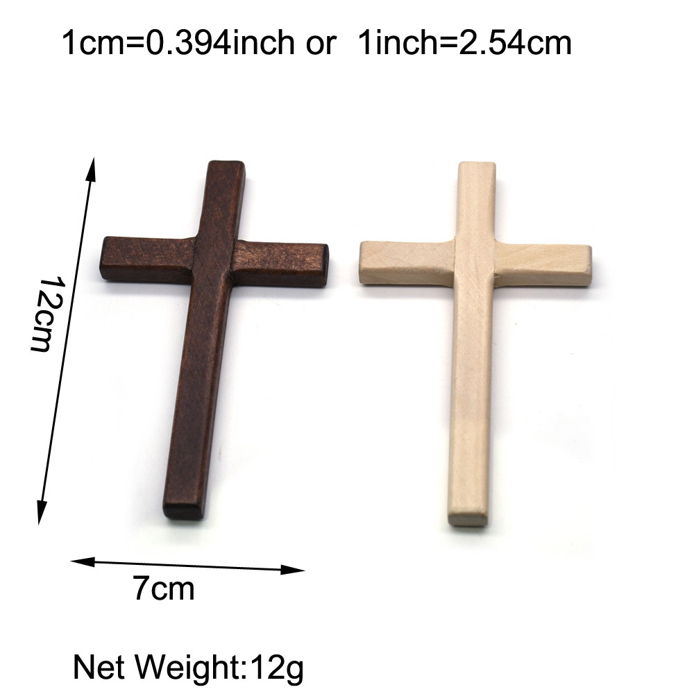 Jesus Holz Kreuz Symbol Religiöse Gebet Hand Halten Kreuz Kreuz Katholischen Reliquien Religion
