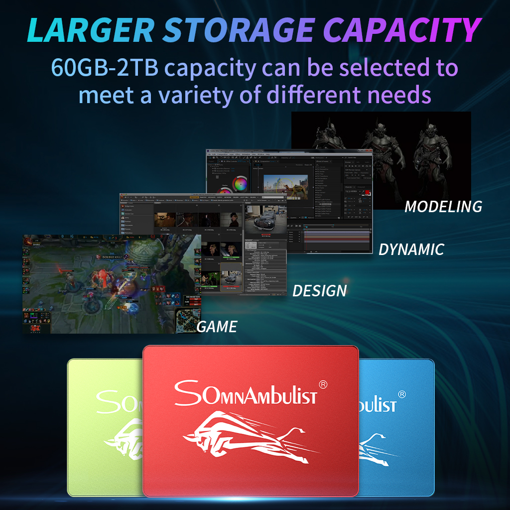 Ssd Is Geschikt Voor Laptop En Desktop Harde Schijven, 2.5 SATA3, 120Gb Ssd, 240Gb En 480Gb Ssd 60Gb Interne Solid State