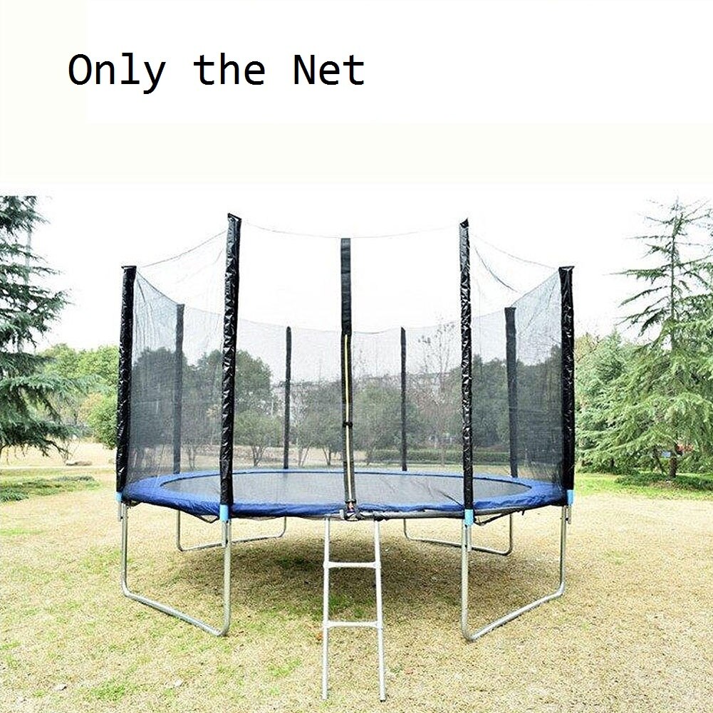 4-8ft utendørs trampoline beskyttelsesnett for barn barn anti-fall polyetylen trampoline hoppepute sikkerhetsnett beskyttelsesbeskyttelse