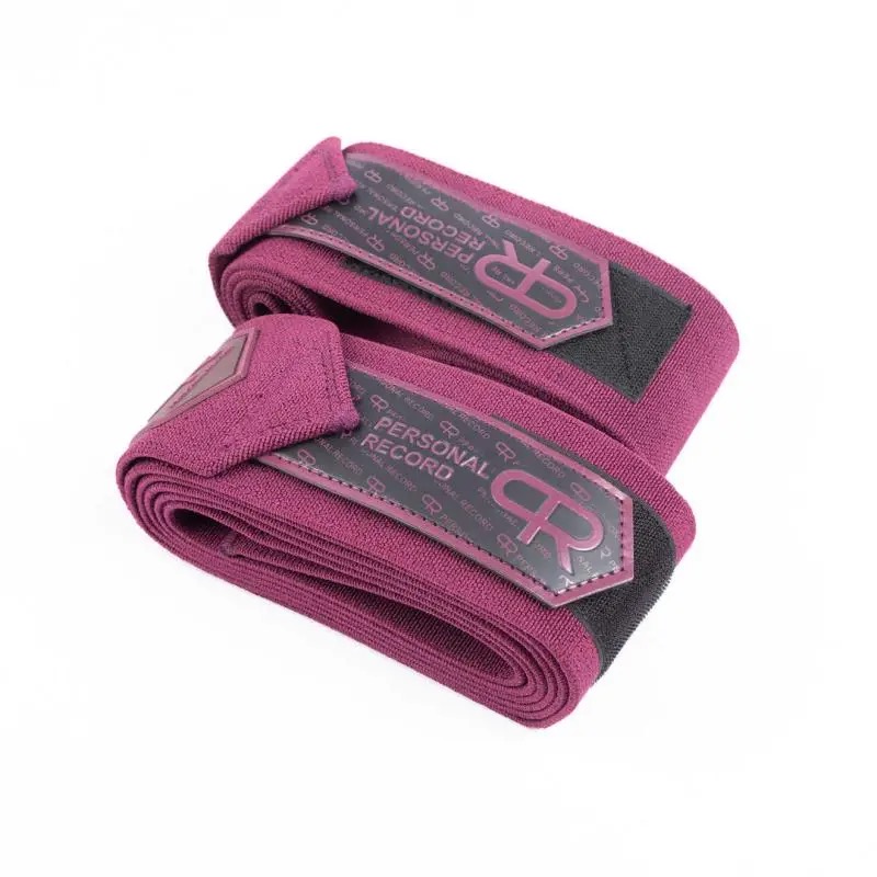 2Pc Strength Elbow Wraps for Weight Lifting 90cm Elastic Elbow Support & Compression for Powerlifting Cross Workout Elbow Straps: PURPLE