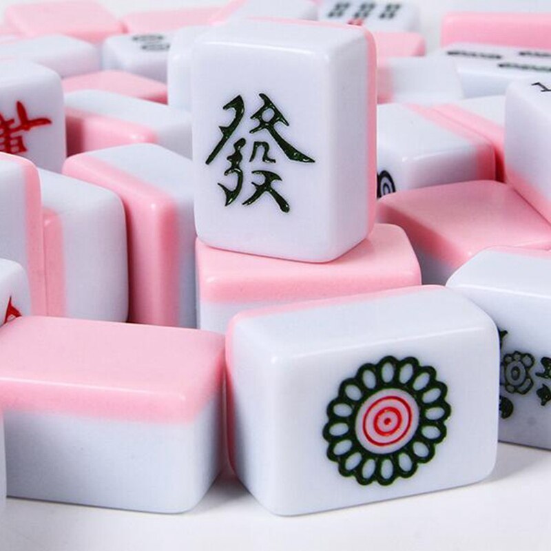 Mini Mahjong 24Mm 144 Stks/set Chinese Traditionele Mahjong Board Game Familie Speelgoed Zijn Zorgvuldig Vervaardigd