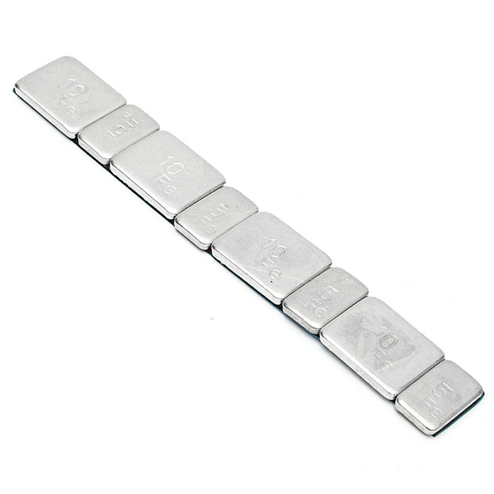 10pcs Universal Wheel Balance Weight Car Tire Adhesive Tire Balance Block Wheel Iron Tyre Balancer for Cars RC Boat Motorcycle