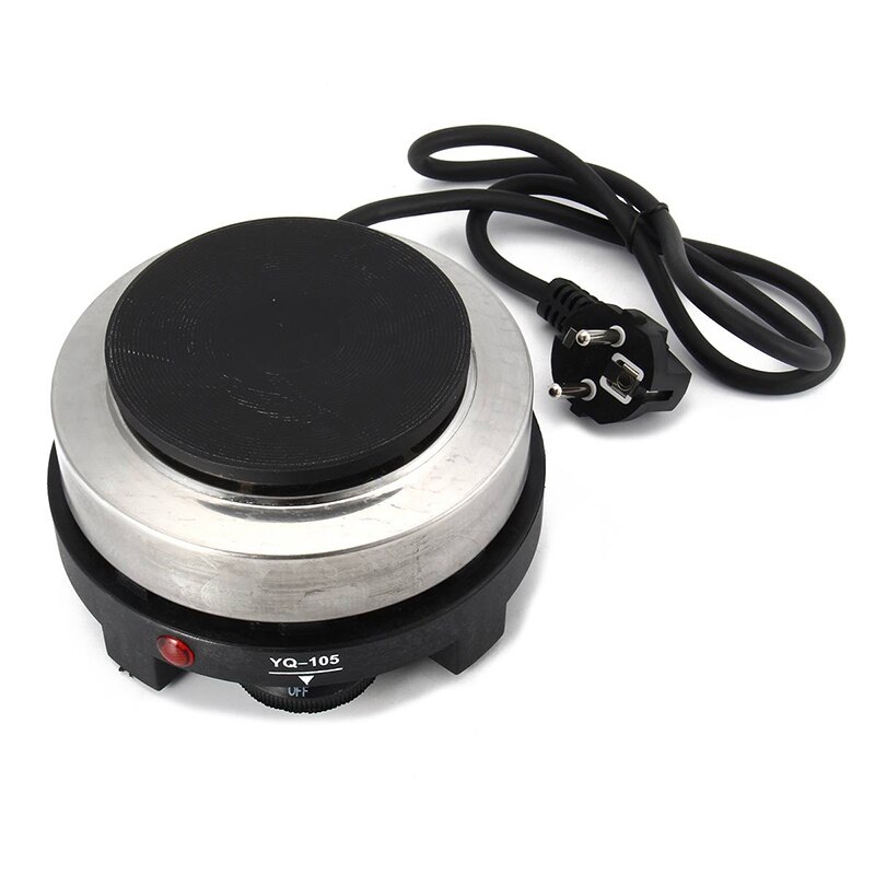 200Ml Draagbare Espresso Koffiezetapparaat Moka Pot Rvs met Elektrische Kachel Filter Percolator Koffie Brouwer Waterkoker Pot Kit