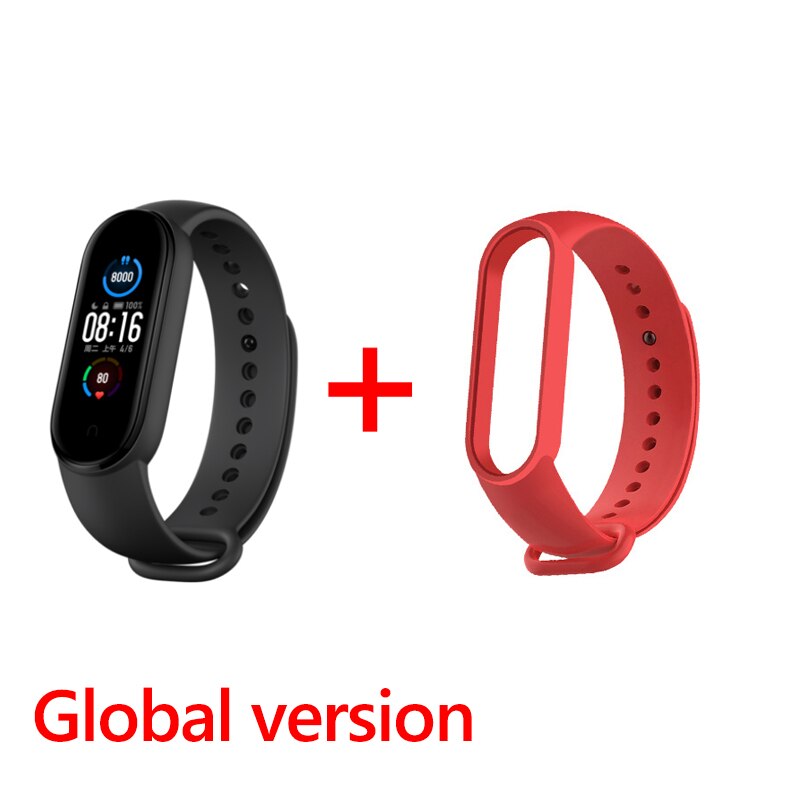 Xiaomi Originale Fascia 5 Braccialetto Intelligente AMOLED Schermo Variopinto di Frequenza Cardiaca Fitness Tracker Bluetooth 5.0 Impermeabile Miband5: style  4