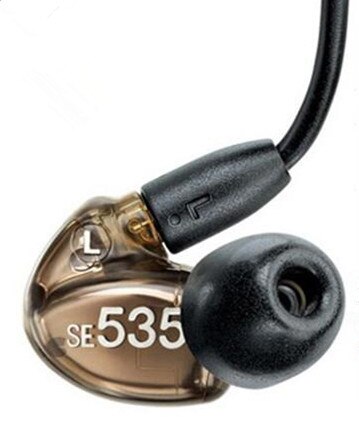 SE535 Detchable Oortelefoon 2 Kleuren Hi-Fi Stereo Hoofdtelefoon Se 535 In Ear Koptelefoon Met Doos Vs SE215 Se 215: Donkergrijs