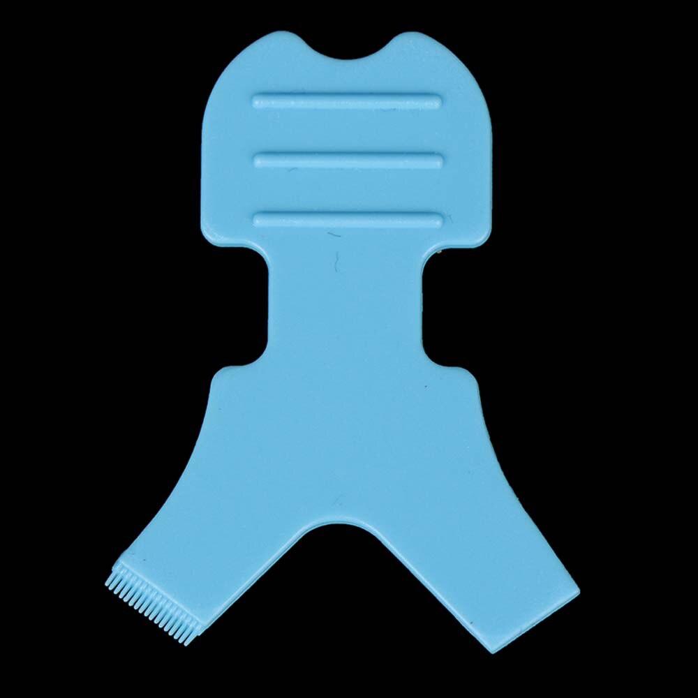 Brosse de levage de cils en Silicone, 10 pièces, Extension de cils en forme de Y, pinceau de greffage, tampon de permanente de cils, outil de maquillage et de Mascara: blue