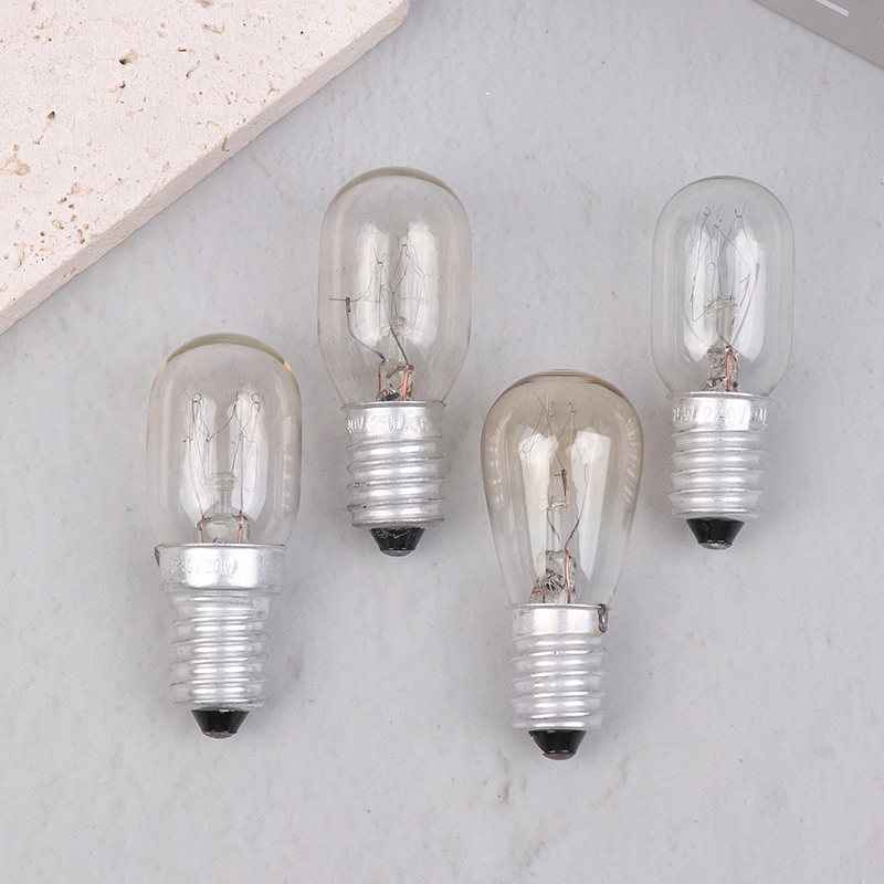 5 st.  e14 saltlampor, globlampor 220v-230v 10/15/20/25w glödlampor, kylskåpsugn, reservlampor