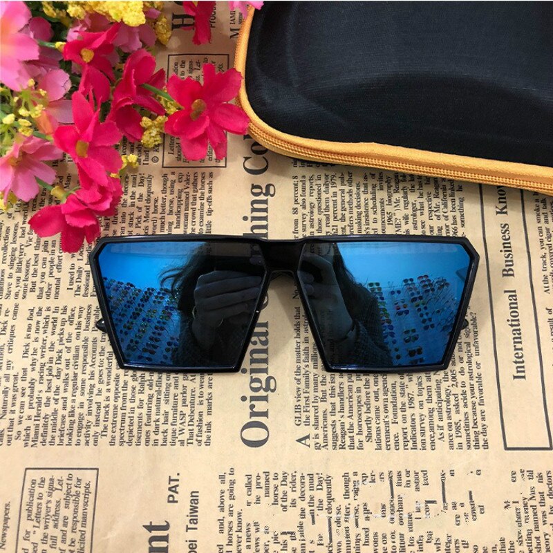 Simple Sport Style Kid Sunglasses Ultraviolet Ray Toad Mirror Children Glasses Girl Sunglasses Boy GlassesTrend