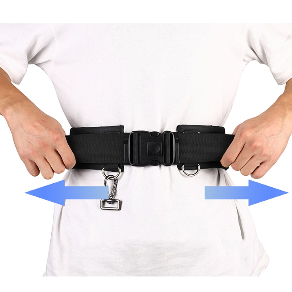 Camera Adjustable Waist Belt Hang Lens Bag Case Pouch Holder Pack Strap Padded
