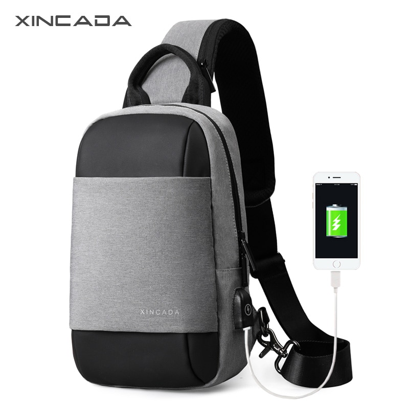 XINCADA Sling Bag Messenger Bag Chest Pack Crossbody Shoulder Bags Small Single Shoulder Packs Man Purses Murse and Bags