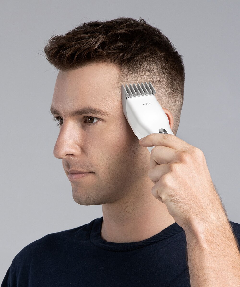 Enchen elektrisk hårtrimmer kraftfuld klipper trådløs usb hårklipper hurtigopladende hår mænd børn trimmerklipper