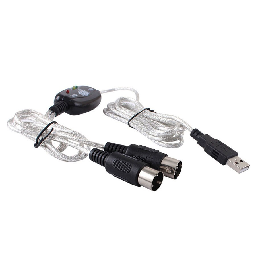 2M Usb Midi Kabel Usb In-Out Midi Interface Kabel Converter Pc Naar Music Keyboard Cord
