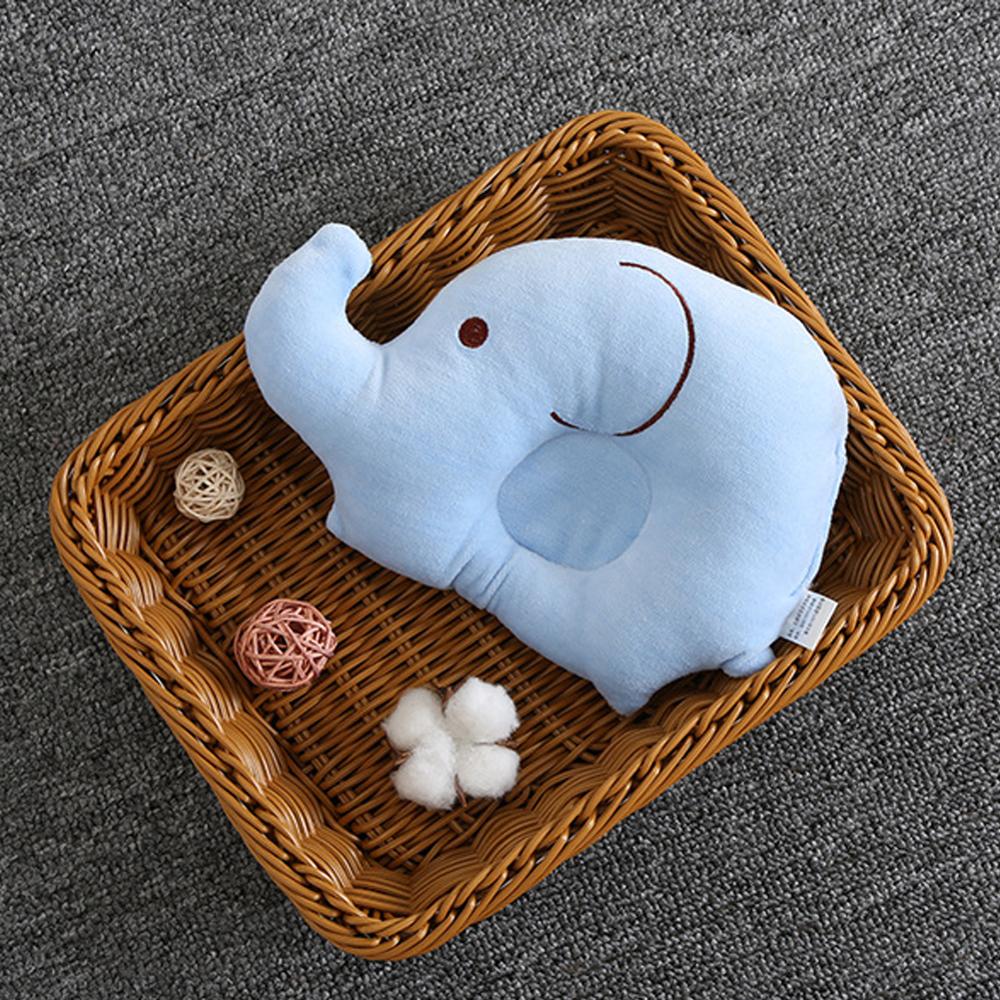 Cojín de protección para la cabeza del bebé del elefante lindo Anti-rollover cojín de protección para la cabeza del bebé posicionador de cabeza almohada de Enfermería del bebé