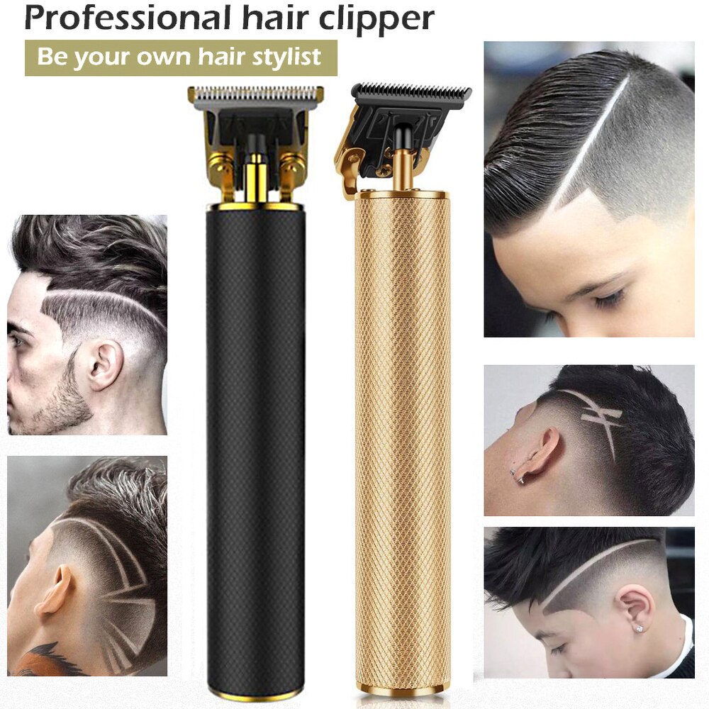 Hair Clipper Men Cordless Electric 0mm Bald Head Shaving Beard Trimmer Finishing Hair Cutting Machine