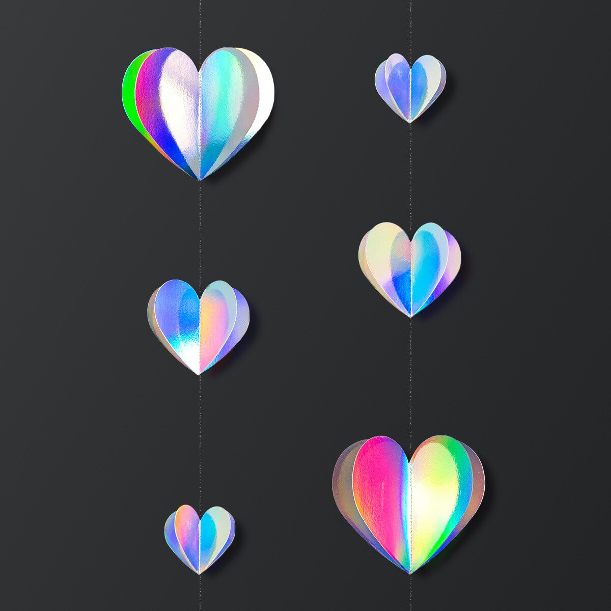 Star Banner Garland Paper Stars Streamer Glitter Bunting Birthday Wedding Party Decorations Kids Room Decor Baby Shower Supplies: 8