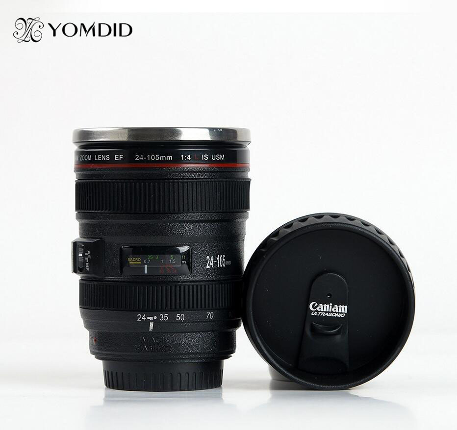 Rvs Slr Camera EF24-105mm Koffie Lens Mok 1:1 Schaal Caniam Koffie Mok