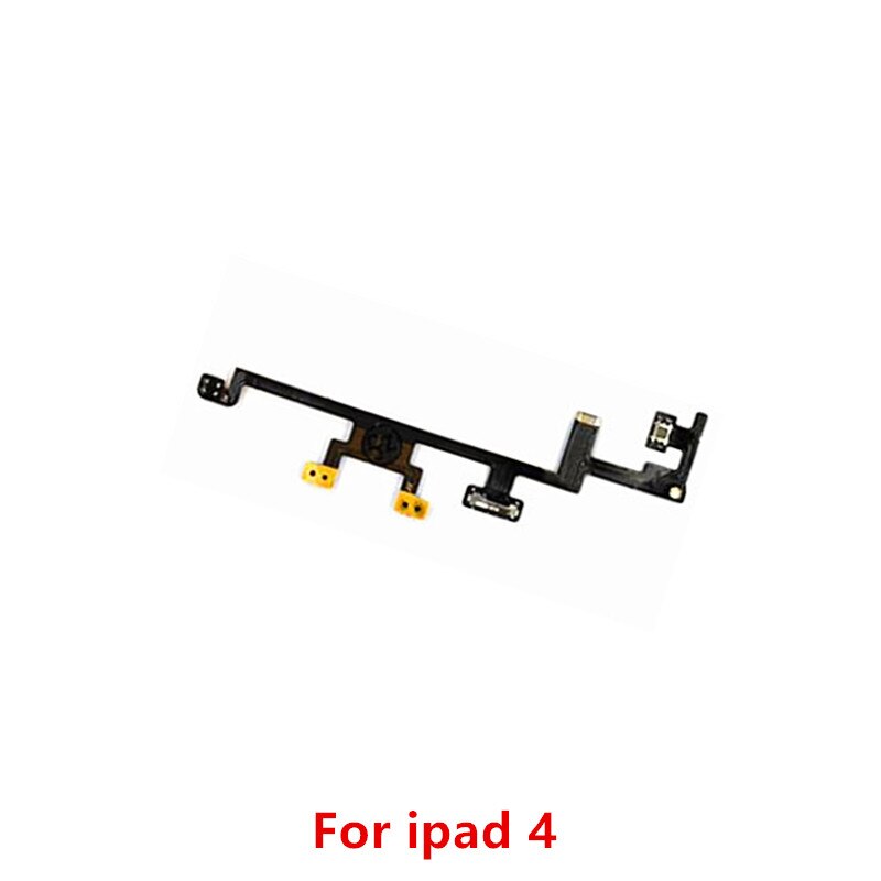Stumm Schalter Volumen Power-Taste AUF OFF Band Schlüssel Flex Kabel Replacment Reparatur Teile für iPad Air mini 2 3 4 5: For ipad 4