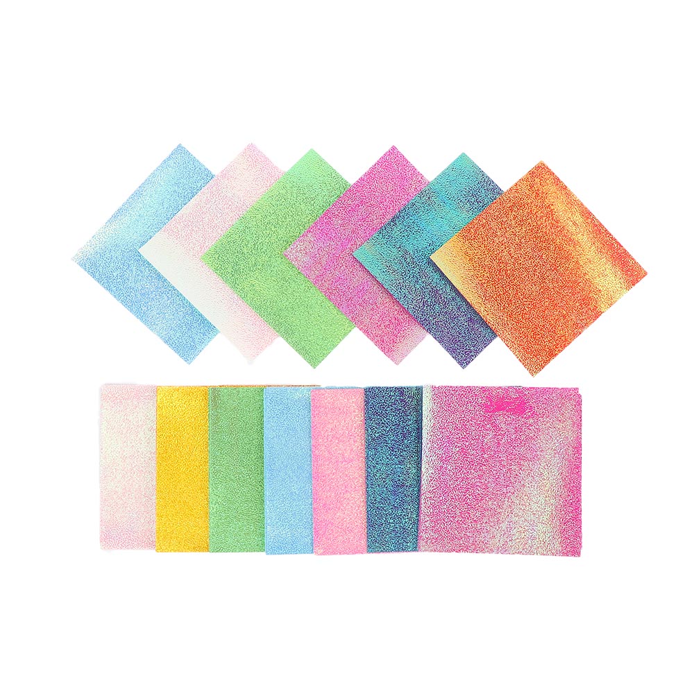 50pc 10cm Origami Shining Paper Glitter Craft DIY Material Bird Animal Star Boat Folding Origami Paper Sparkling Glitter Paper: Default Title