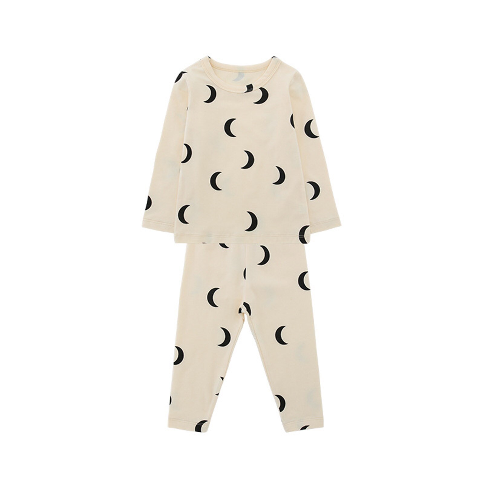 Zuigeling Kinderen Baby Meisjes Jongens Lange Mouw Liefde Maan Print Top + Liefde Moon Star Broek Homewear Pajama Set