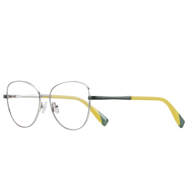 HDCRAFTER Cat Eye Glasses Optical Prescription Eyeglasse Blue Light Blocking Glasses Woman Computer Oculos Female Eyewear Frame