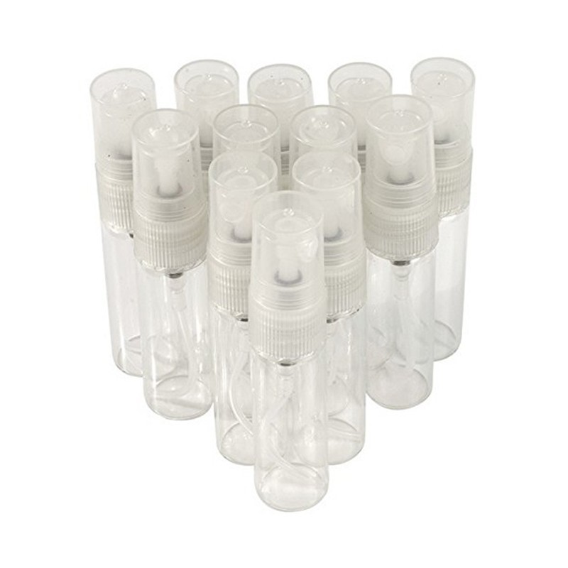 5 Stks/partij 5Ml Glas Navulbare Draagbare Sample Parfumflesjes Travel Spray Verstuiver Lege Parfumfles Mini Sample Container