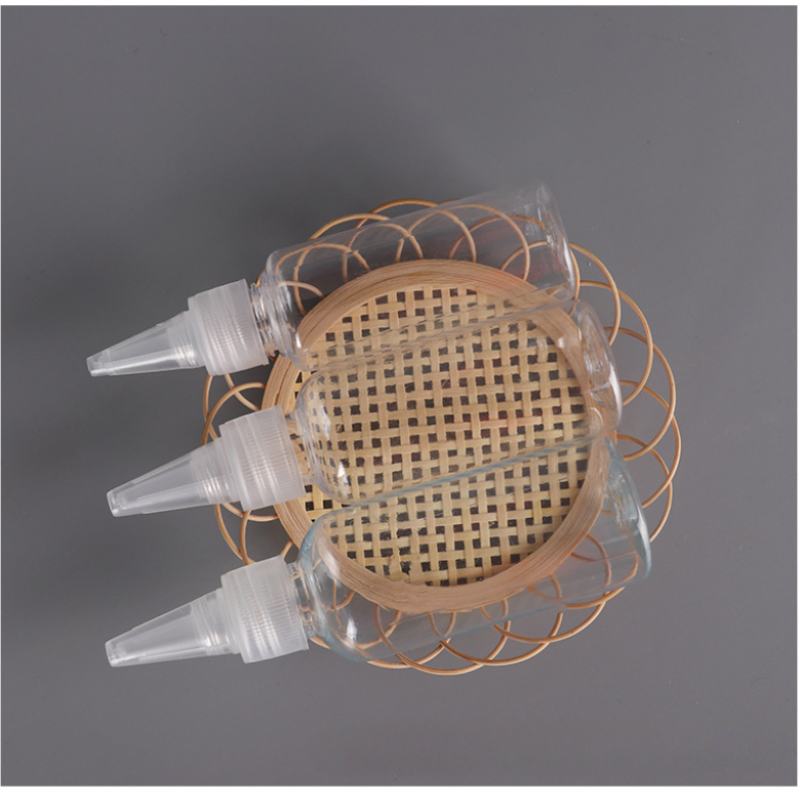 5pcs 10ML-120ML Squeeze Dropper Bottles Plastic Eye Bottle Twist Top Cap Liquid Paint Ink Dispenser Glue Applicator