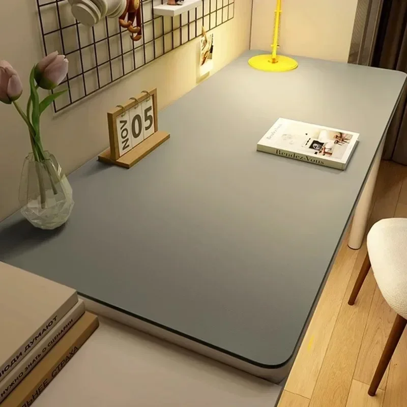 Leather Table cloth for Home Easy Clean Table Protector Waterproof Tea Coaster Large Desk Mat Anti-Slip Gamer Keyboard Mouse Mat: Red / 80*120cm