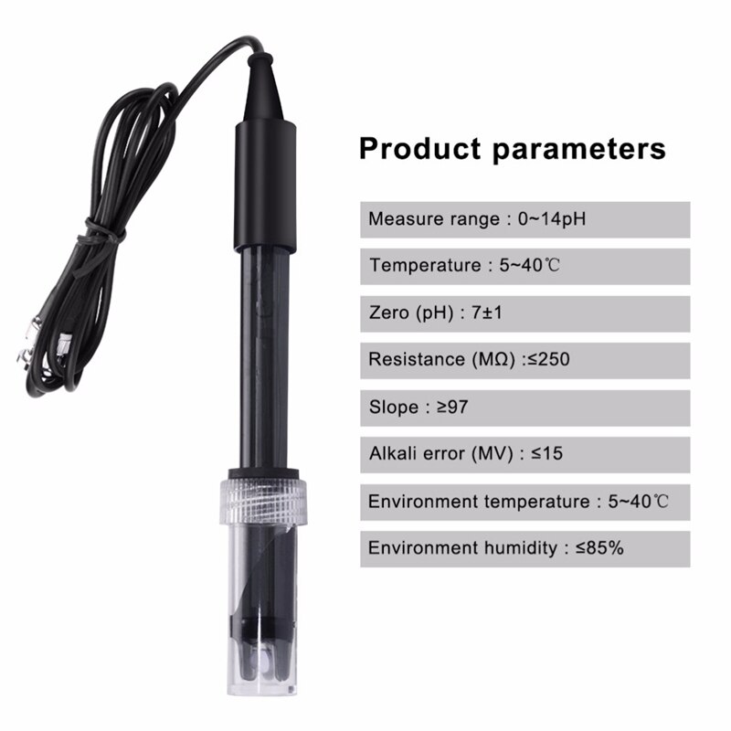 PHS-25 PHS-3C PH Meter Supporting Electrode E-201-C Type PH Composite ...