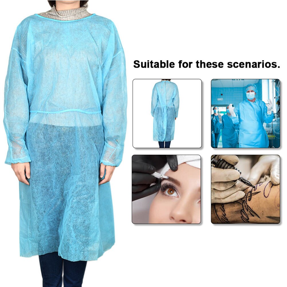 unisex Einweg Schutz Isolation Kleidung Anti-spucken Wasserdichte Anti-öl Fleck Pflege Kleid Anti-nebel Pflege Anzug neue