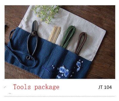 Japansk ikebana blomsterarrangementsæt blomsterhandler specielt blomsterværktøjssæt: Lysegrøn