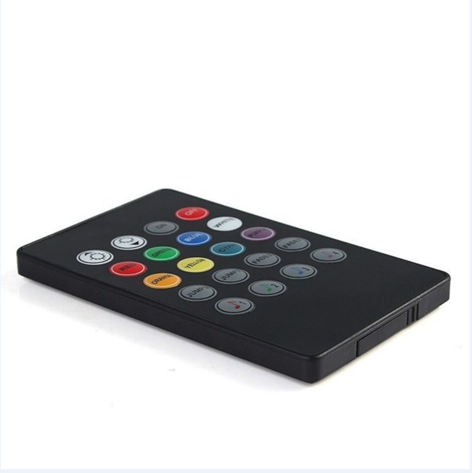 Led Controller 20Keys Ir Remote Sound Actived Rgb Led Music Controller Voor 3528 5050 Rgb Led Strip Verlichting Zwart