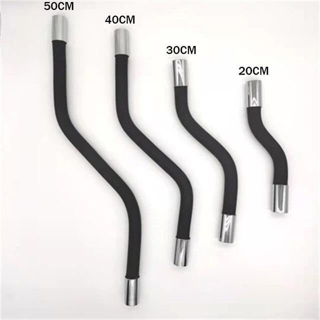 Extension universelle pour robinet de cuisine, Tube extensible rotatif à 360 °, tête d&#39;éclaboussure, lavage: Black 1PC ONLY / 30cm