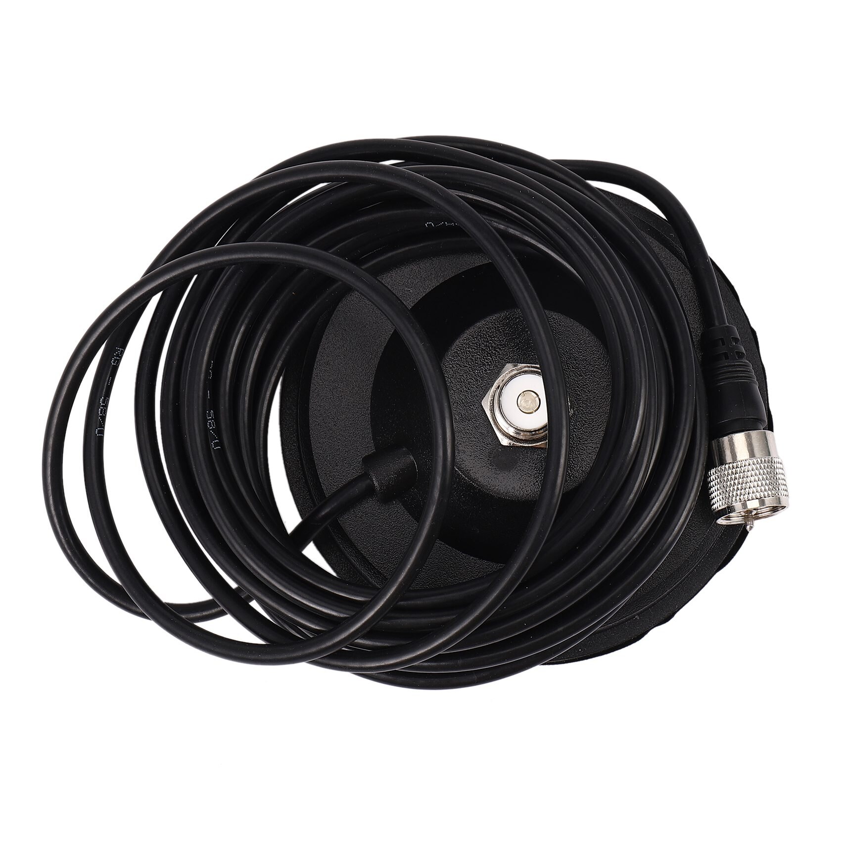 UHF PL259 Port Connectors 5M Feeder Cable +13cm Magnet Mount Bracket for Car Radio Amateur Ham CB Two Way Radio Antenna Base