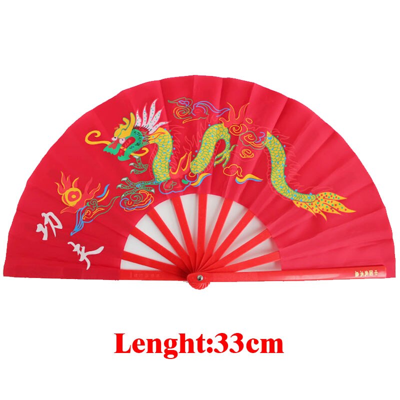 Éventail Kung fu Tai chi en bambou de 33cm, haut de gamme, main droite, Arts martiaux, produits Wushu