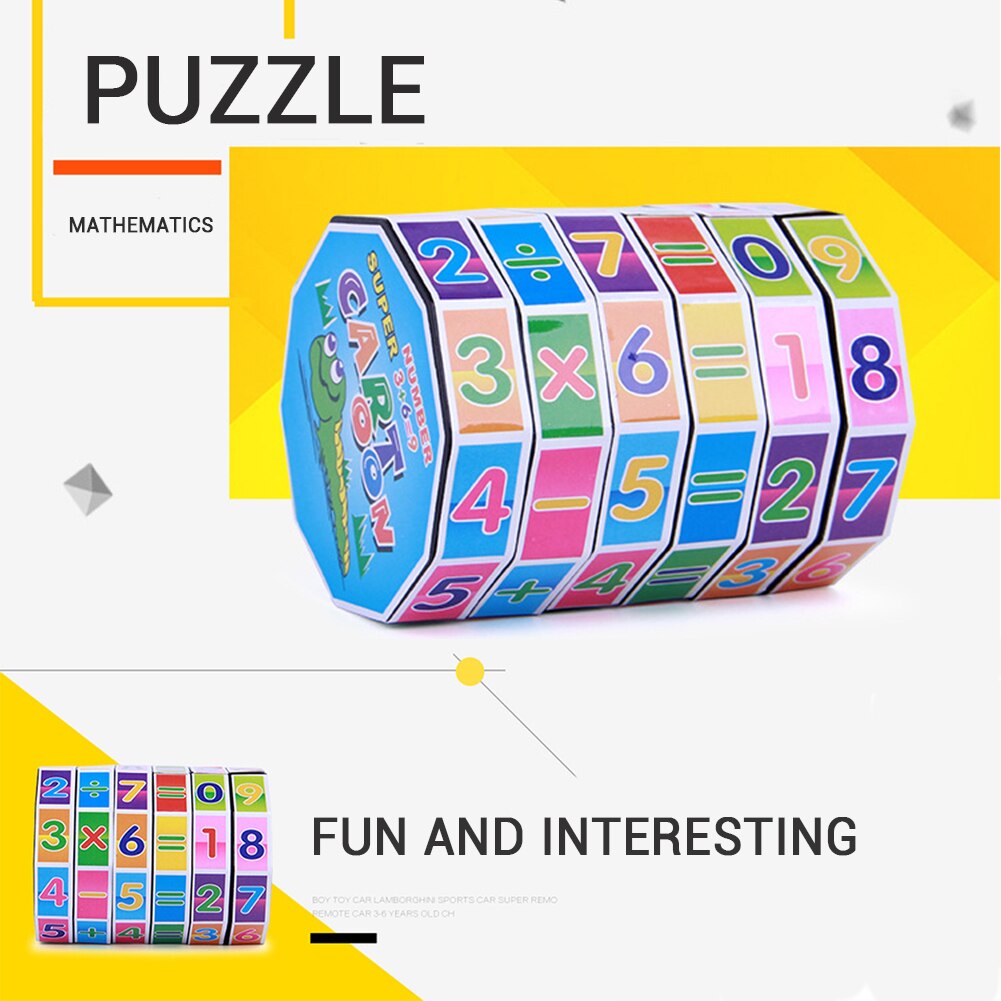 Slide Puzzels Wiskunde Cube Rekenen Speelgoed Kinderen Vroege Onderwijs Puzzel Spel Speelgoed